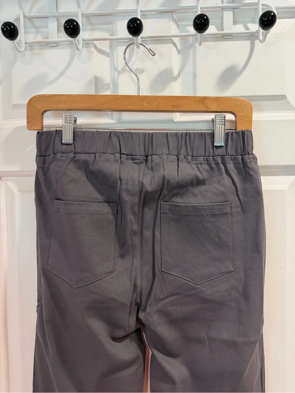 NWT Umgee Boutique High waisted Gray Flared Pants Sz L